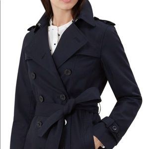 Hobbs London Sara Trench Coat/Navy Blue